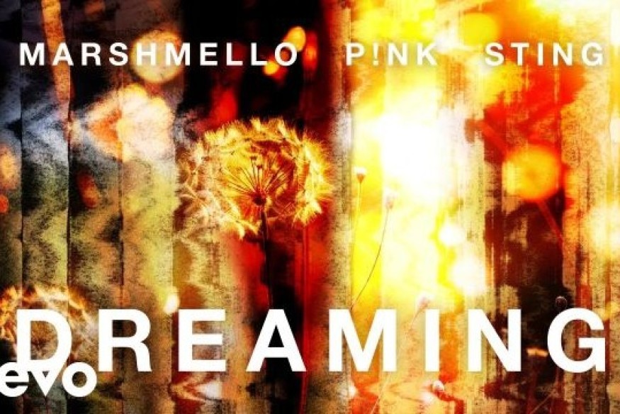 Marshmello, P!nk, and Sting collaborate on the new single ‘Dreaming’