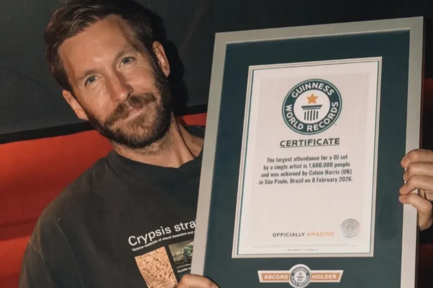 Calvin Harris Sets Guinness World Record With DJ Set For 1.6 Million People